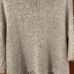 Wish List woven sweater size M teal